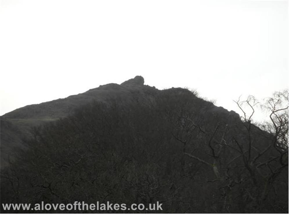 A love of the Lakes - Helm Crag or The Lion and the Lamb as it is also known as viewed from Grasmere village centre
