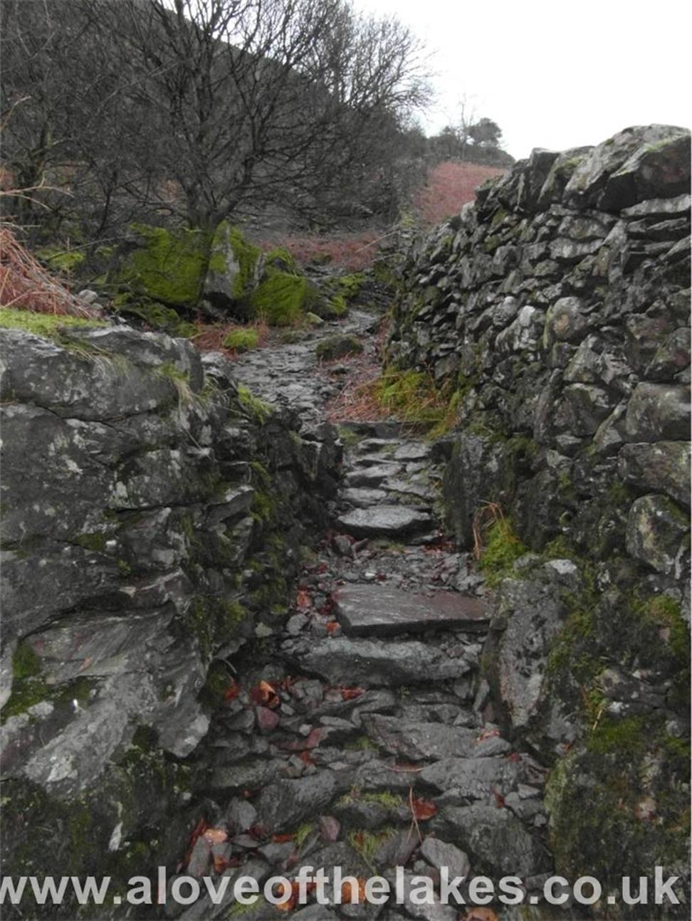 A love of the Lakes - Watch out for the staircase path on your right that you need to take which leads along the base of Jackdaw Crag