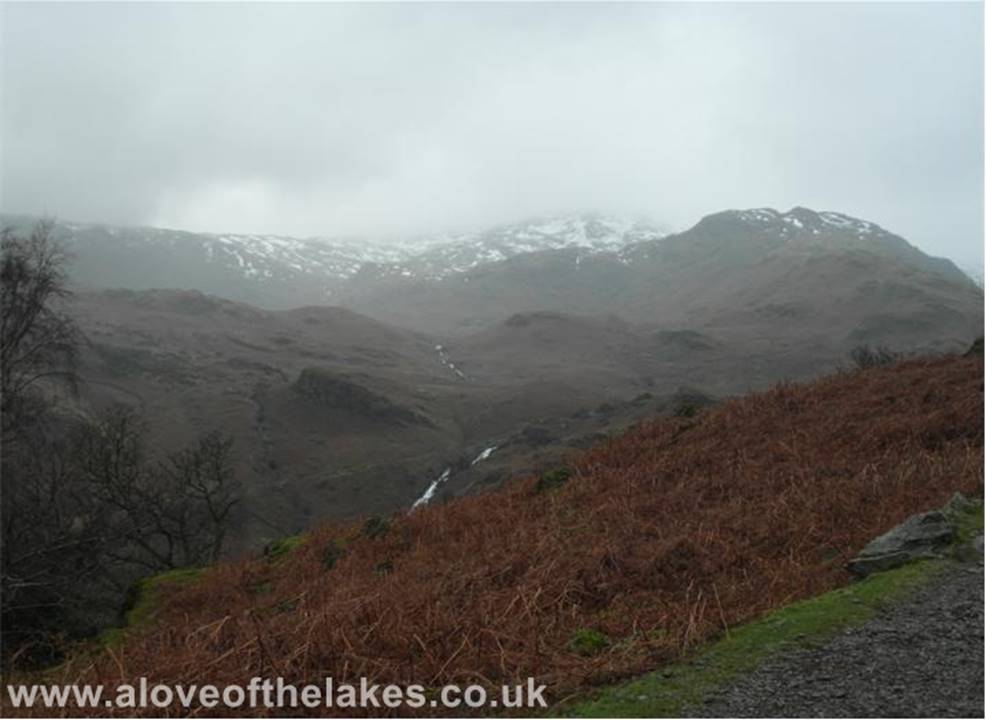 A love of the Lakes - A view of Tran Crag through the low cloud from the shoulder