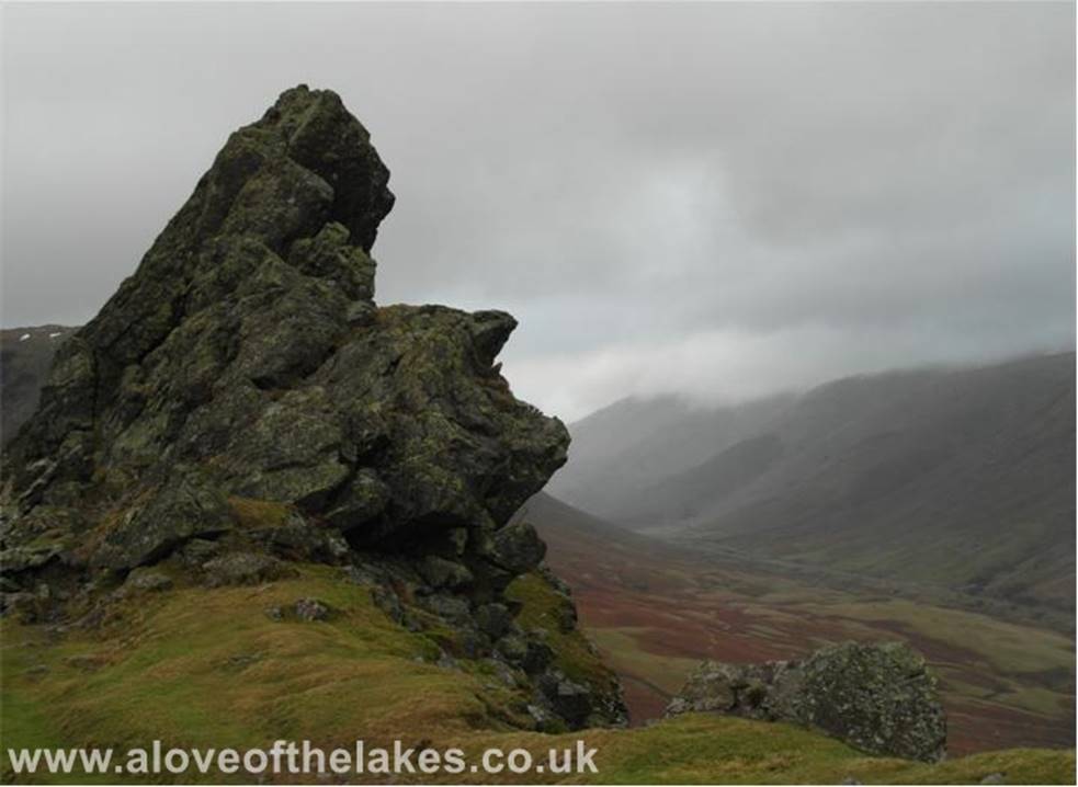 A love of the Lakes - The Howitzer the true summit of Helm Crag which AW conceded that he had not managed to scale in the Central Fells guide book