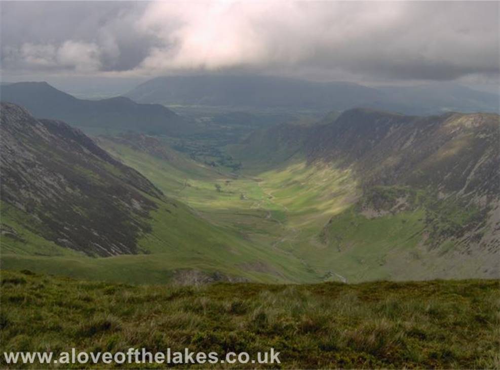 A love of the Lakes - Looking down the Newlands valley from the summit of Dale Head