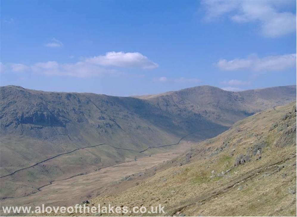 A love of the Lakes - Looking across to the return leg of the horseshoe, here Heron Pike and Great Rigg