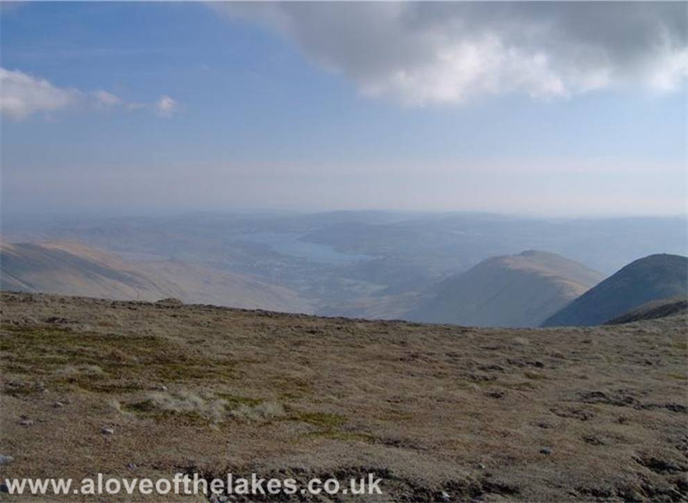 A love of the Lakes - On the summit of Fairfield looking south towards Windermere
