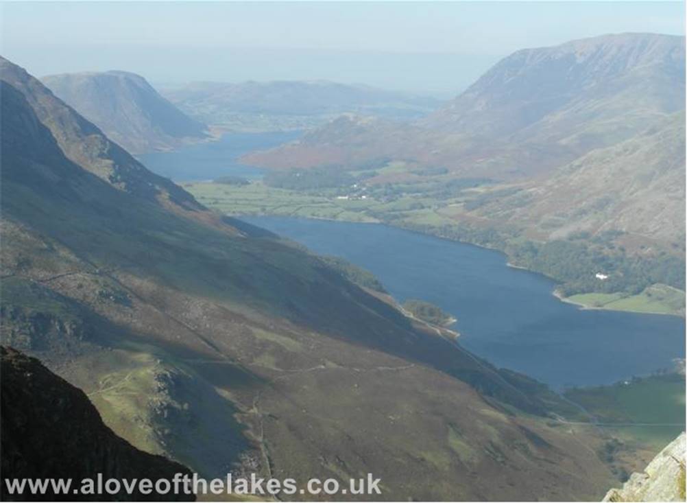 A love of the Lakes - A path from the tarn leads to Warnscale and here a classic view of Buttermere and Crummock Water