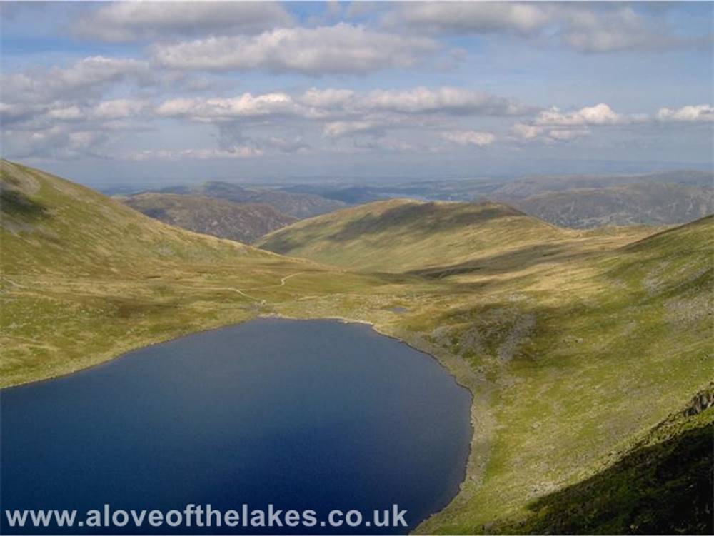 A love of the Lakes - On the summit looking over Red Tarn