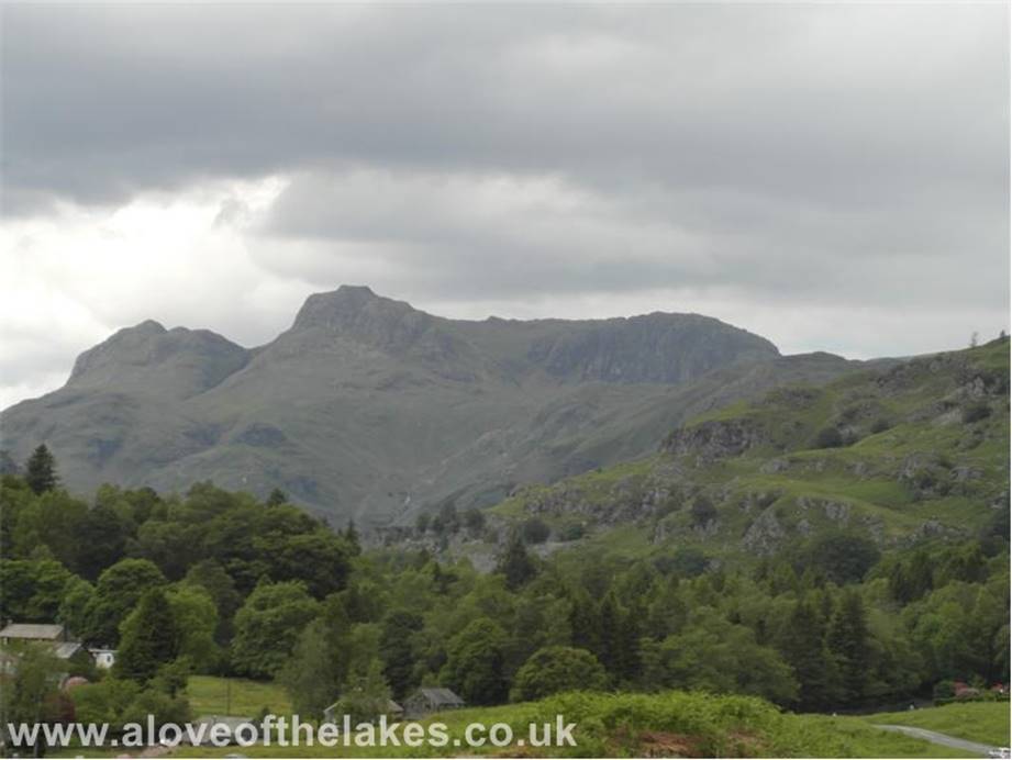 A love of the Lakes - First decent view of the Pikes as we journey down the Langdale valley towards Old Dungeon Ghyll