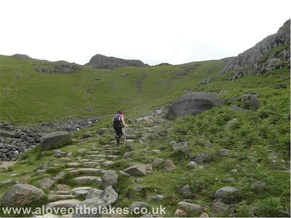A love of the Lakes - Its not long before the path starts to climb steeply