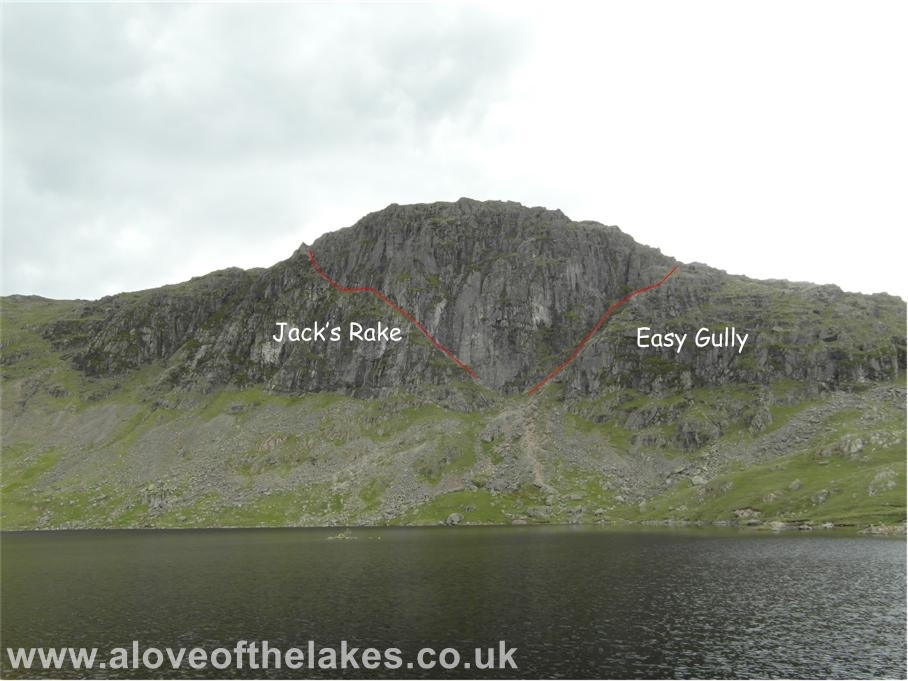 A love of the Lakes - The choice of adventurous routes up to Pavey Arc. Note well  this route is classed as a Mountain Climb and not a Fell walk