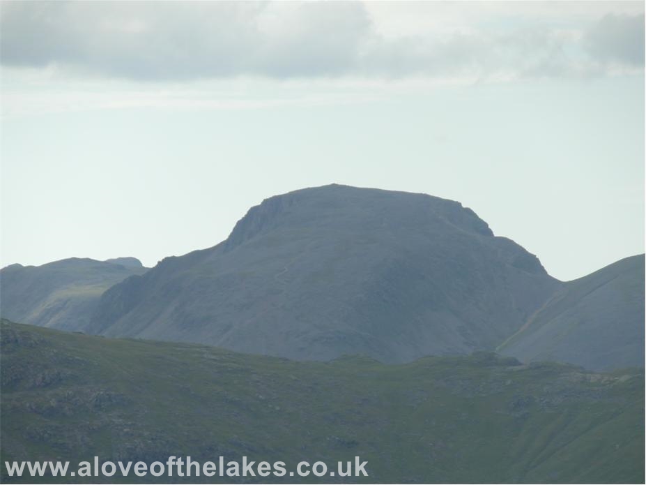 A love of the Lakes - Great Gable from the path to Harrison Stickle