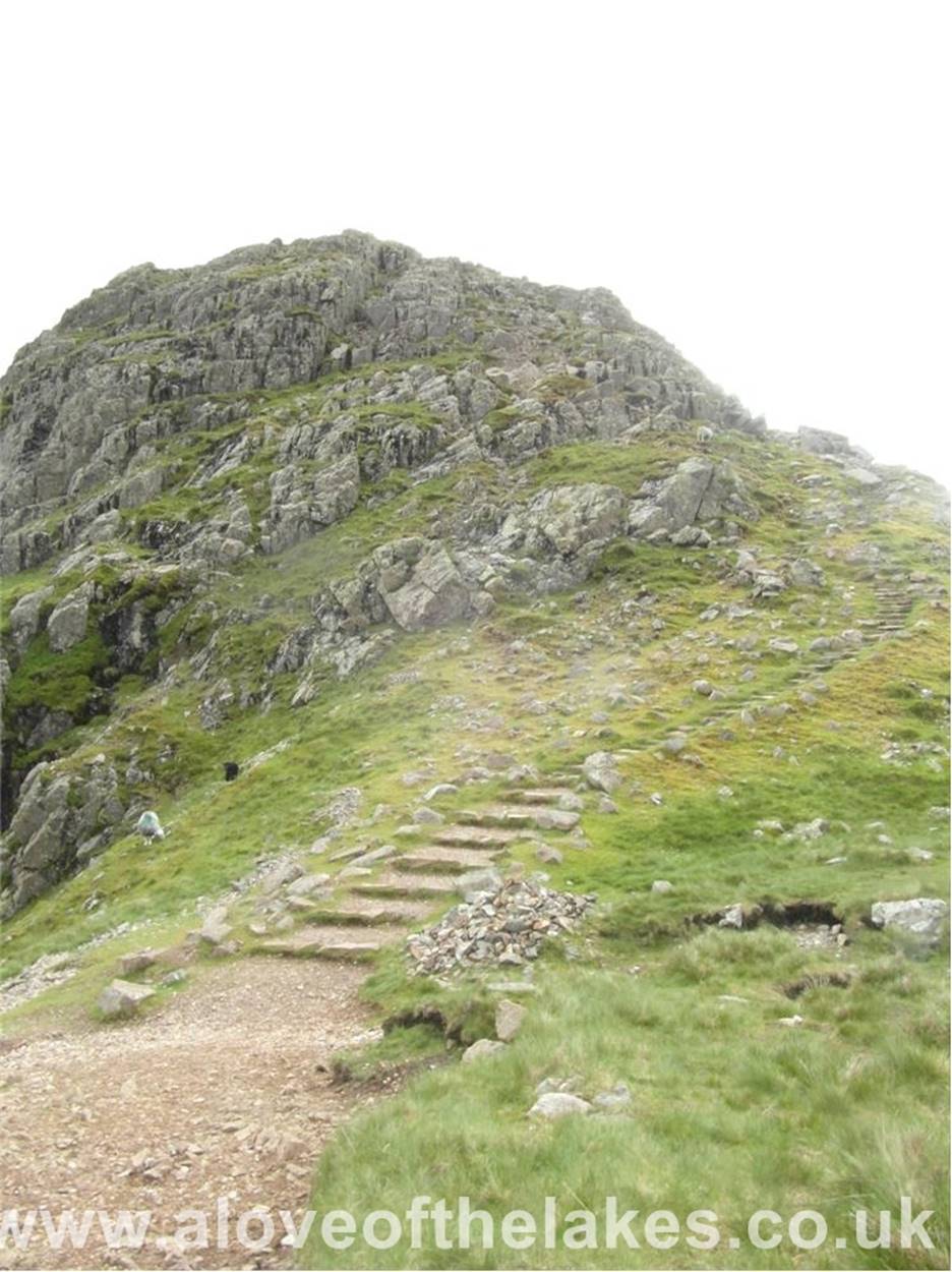 A love of the Lakes - The final staircase leading up to Pike o Stickle which time did not permit us to make