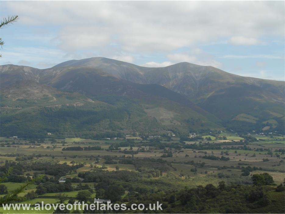 A love of the Lakes - Looking across to the Skiddaw range from the path