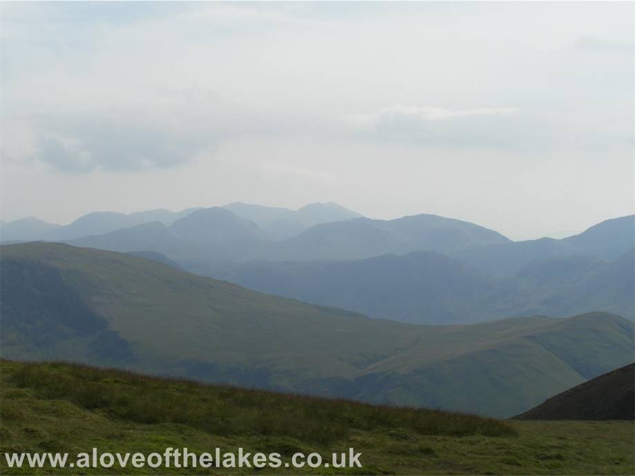 A love of the Lakes - Looking across to the Scafells from the summit