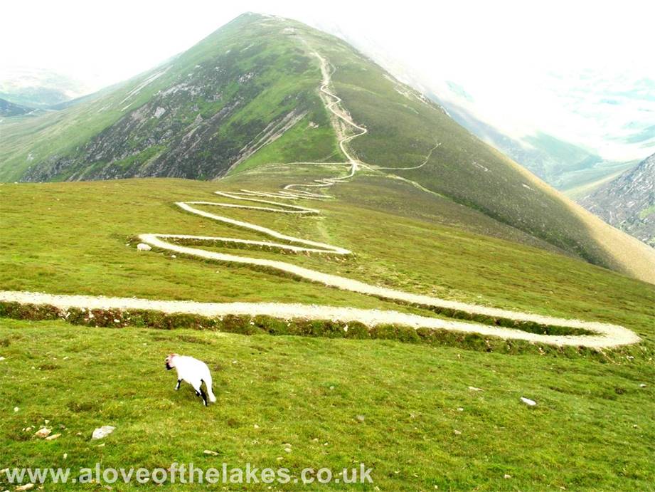 A love of the Lakes - The new path created by the Fix the Fells Team leading up to Scar Crags