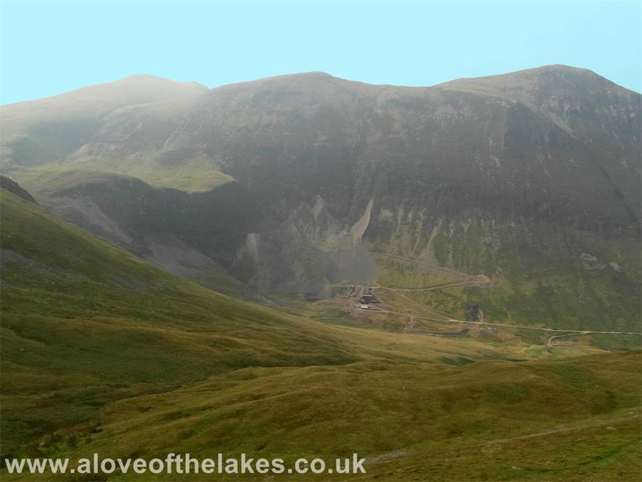 A love of the Lakes - At the head of the Coledale Vallley  the Force Crag mine