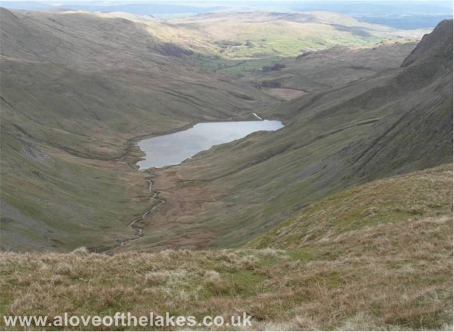 A love of the Lakes - At the head of the valley towards Mardale Ill Bell looking back to Kentmere Reservoir