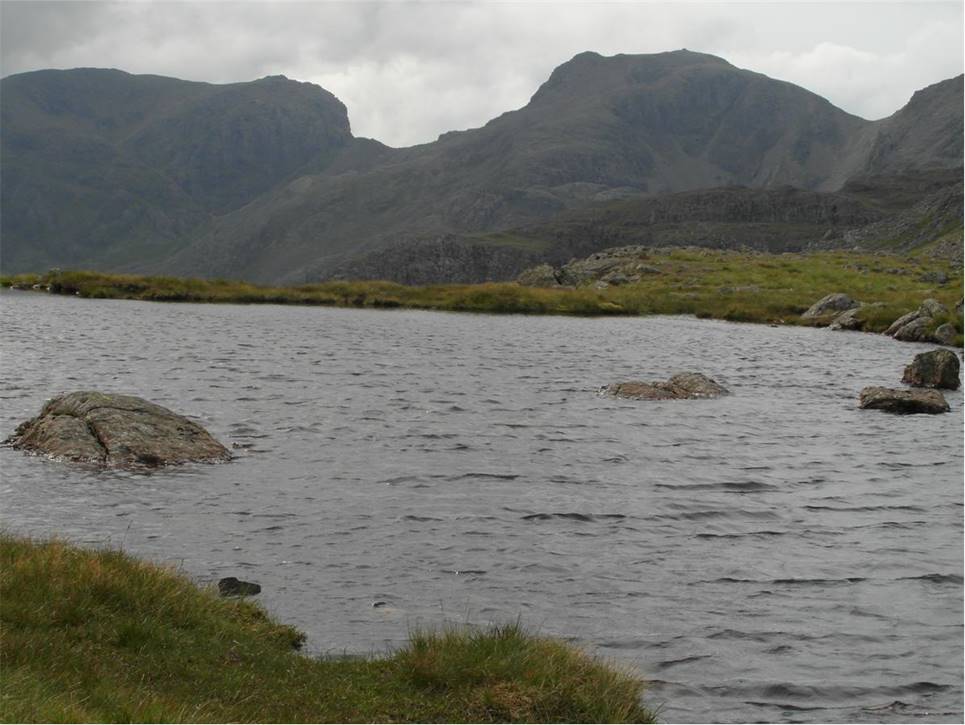 A love of the Lakes - Down at Three Tarns and a view of the Scafells