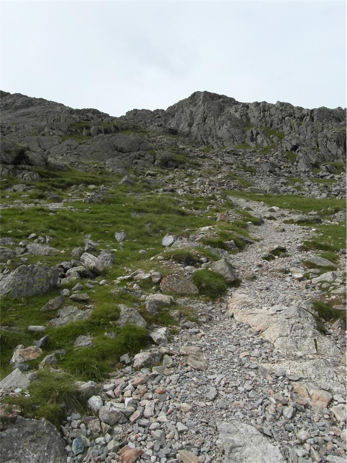 A love of the Lakes - The very steep path up Bowfell
