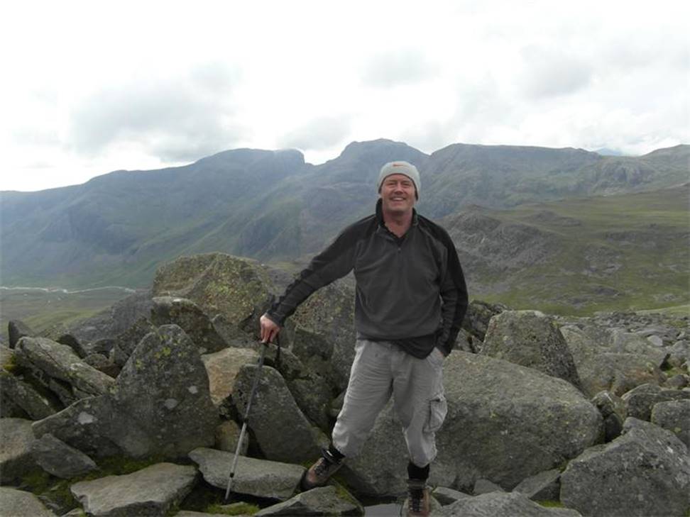 A love of the Lakes - Me on the summit of Bowfell