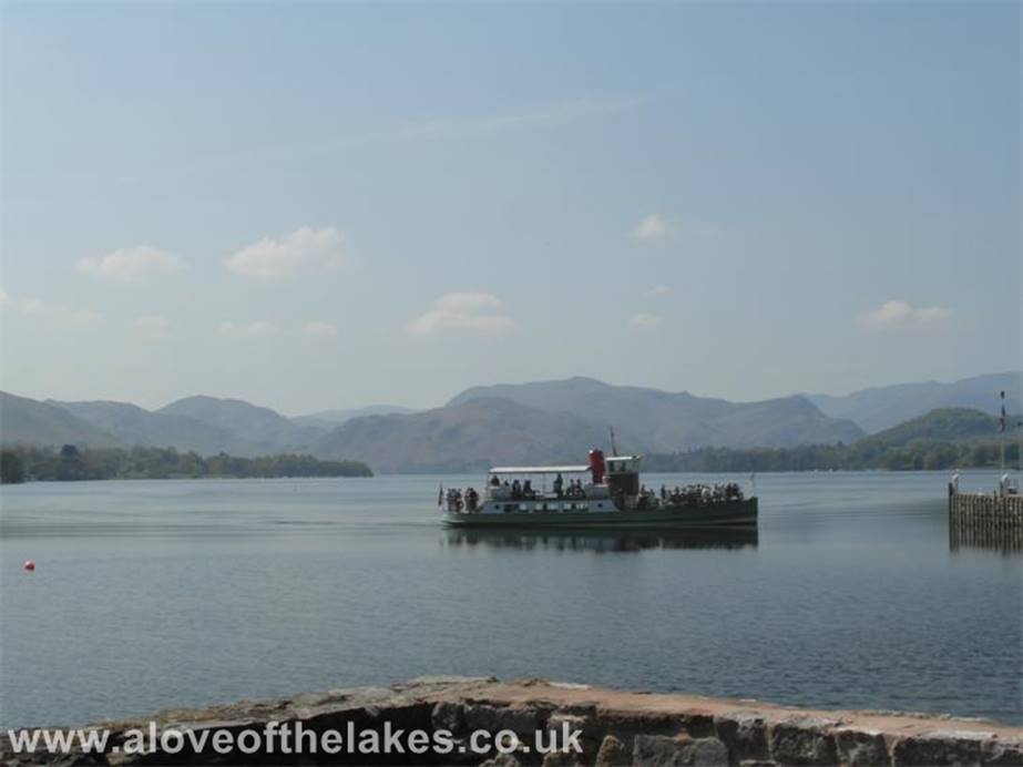 A love of the Lakes - The Ullswater Steamer as I journey through Pooley Bridge on my way to Mardale