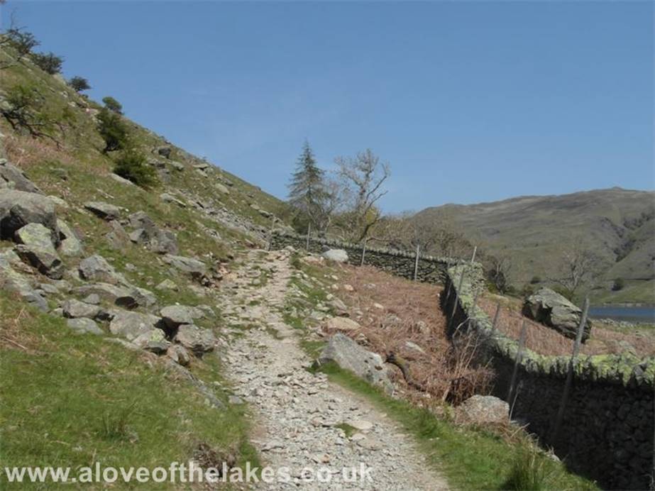 A love of the Lakes - The path climbs gently to the start of the ridge