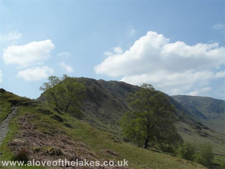 A love of the Lakes - The start of the climb up towards Swine Crag
