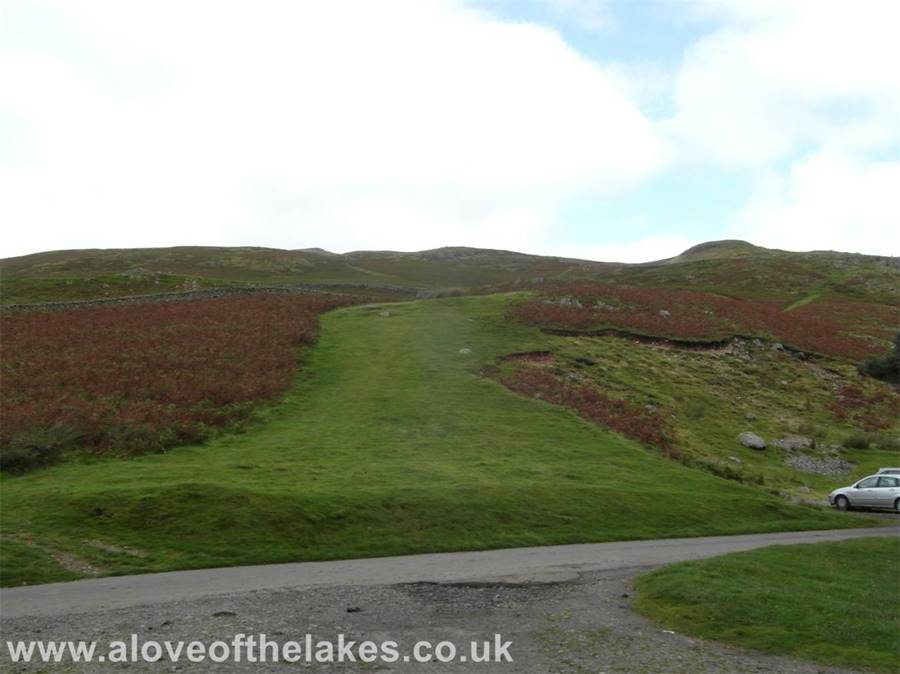 A love of the Lakes - Literally straight across the road from the Church the grass path that leads directly up to the top of Hallin Fell