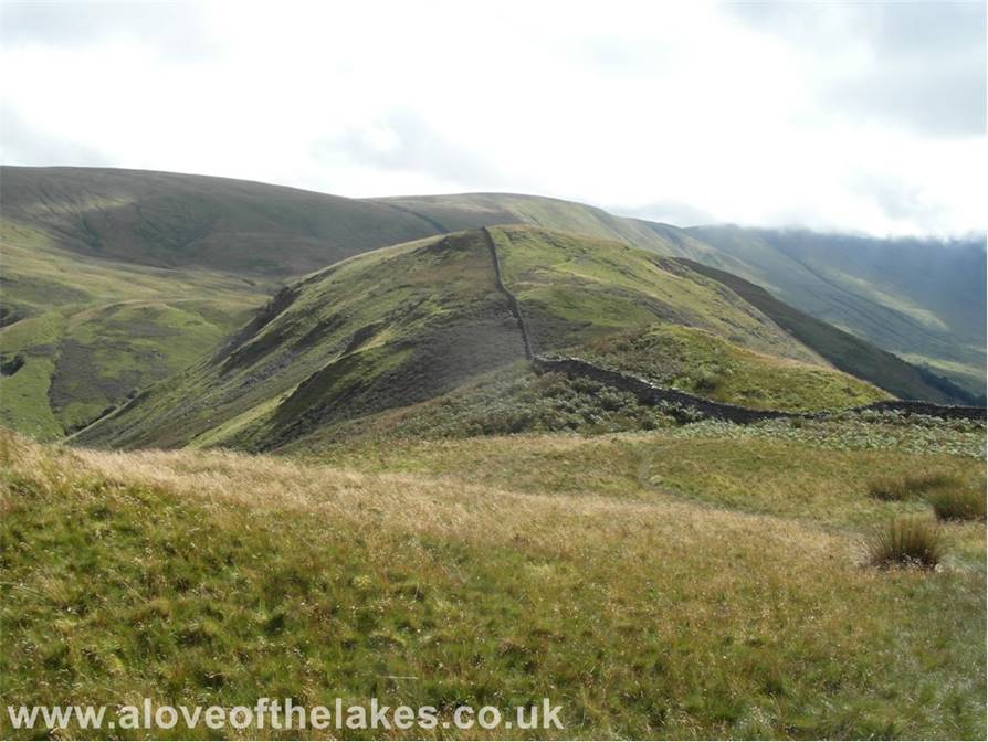 A love of the Lakes - We then set off for Wether Hill which initially takes in the minor summit of Brownthwaite Crag. The wall is a good guide