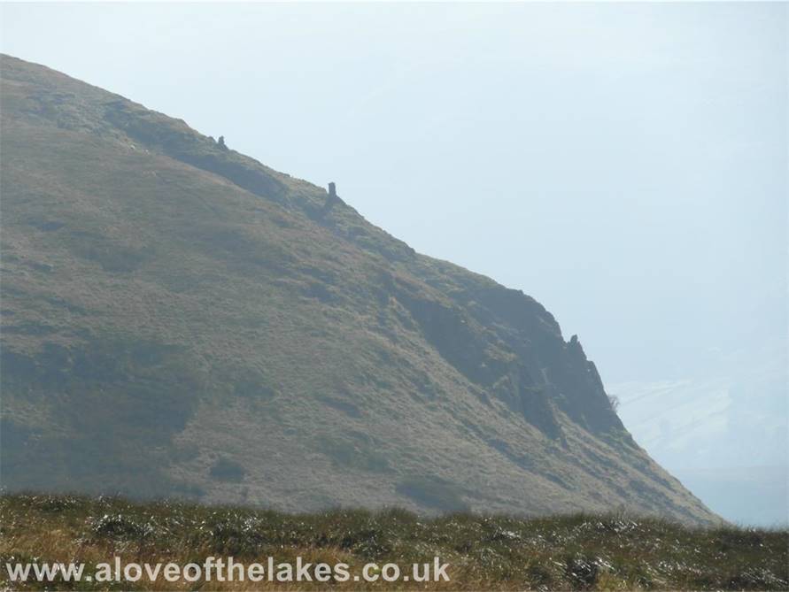 A love of the Lakes - We then double back on ourselves to visit Bonscale Pike  here a picture of the three fellside cairns