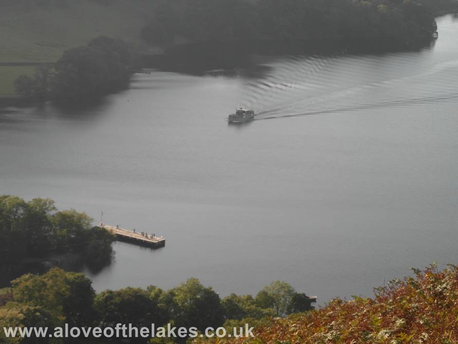 A love of the Lakes - he return of the Ullswater Steamer to Howtown as we head down the fell side towards where we started out