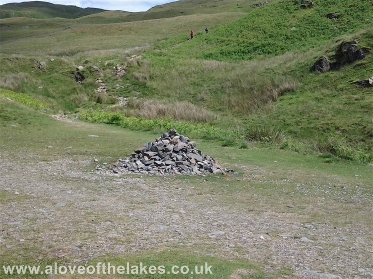 Eventually we reach Boredale Hause which is a convergence point for a number of paths that lead to some of the Far Eastern Fells