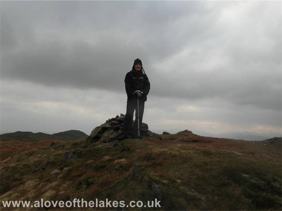 Ste on the summit of Wansfell (Baystones)