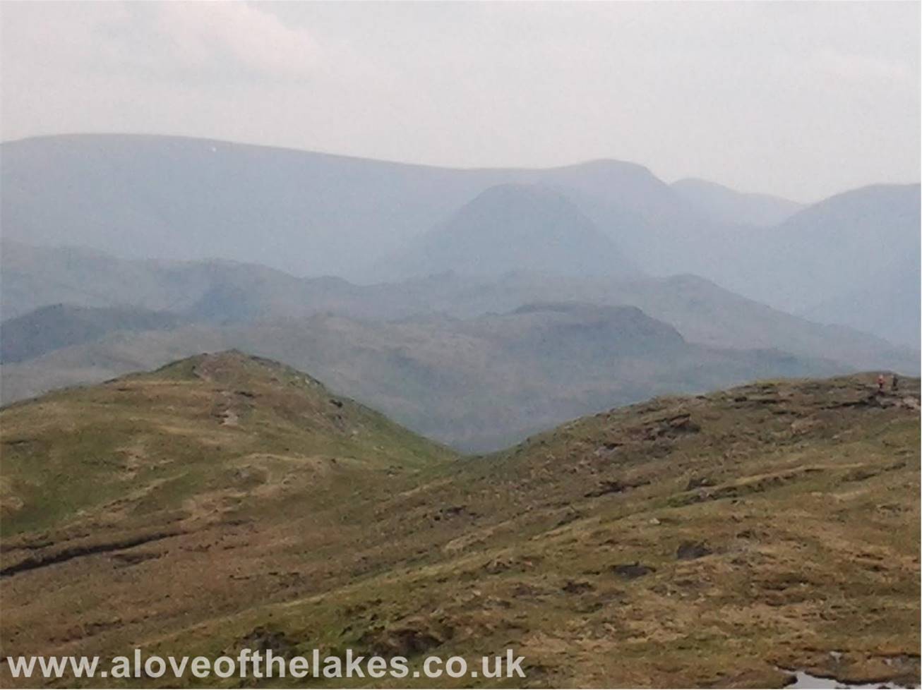 Looking towards Grey Crag and the High Street range
