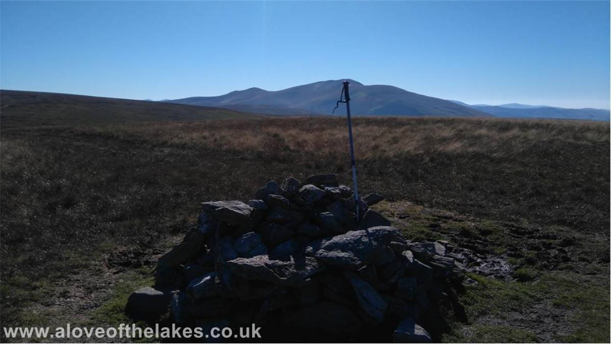 Looking towards Skiddaw from the summit