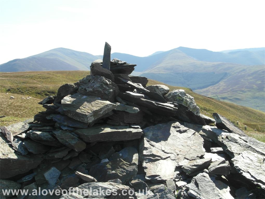 The Skiddaw range from the summit 