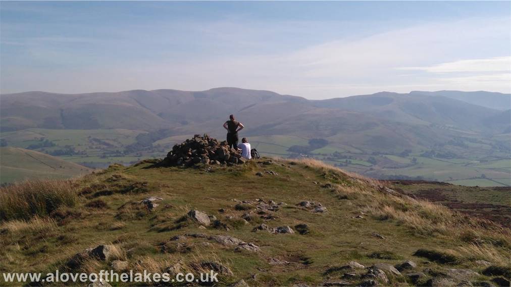 A wonderful panorama of the Northern Fells from the summit