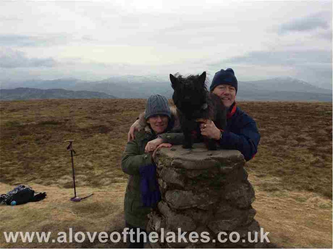 On the summit of Little Mell Fell
