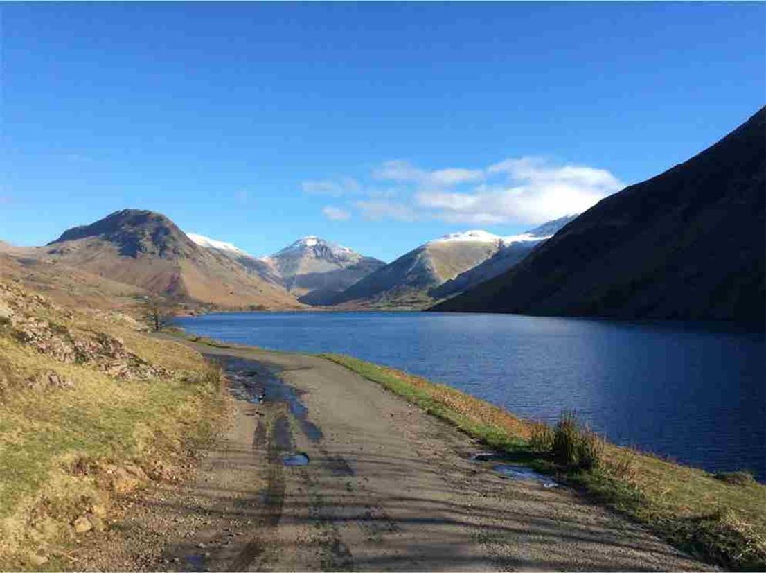 The classic view as I approach Greendale by the side of Wast Water