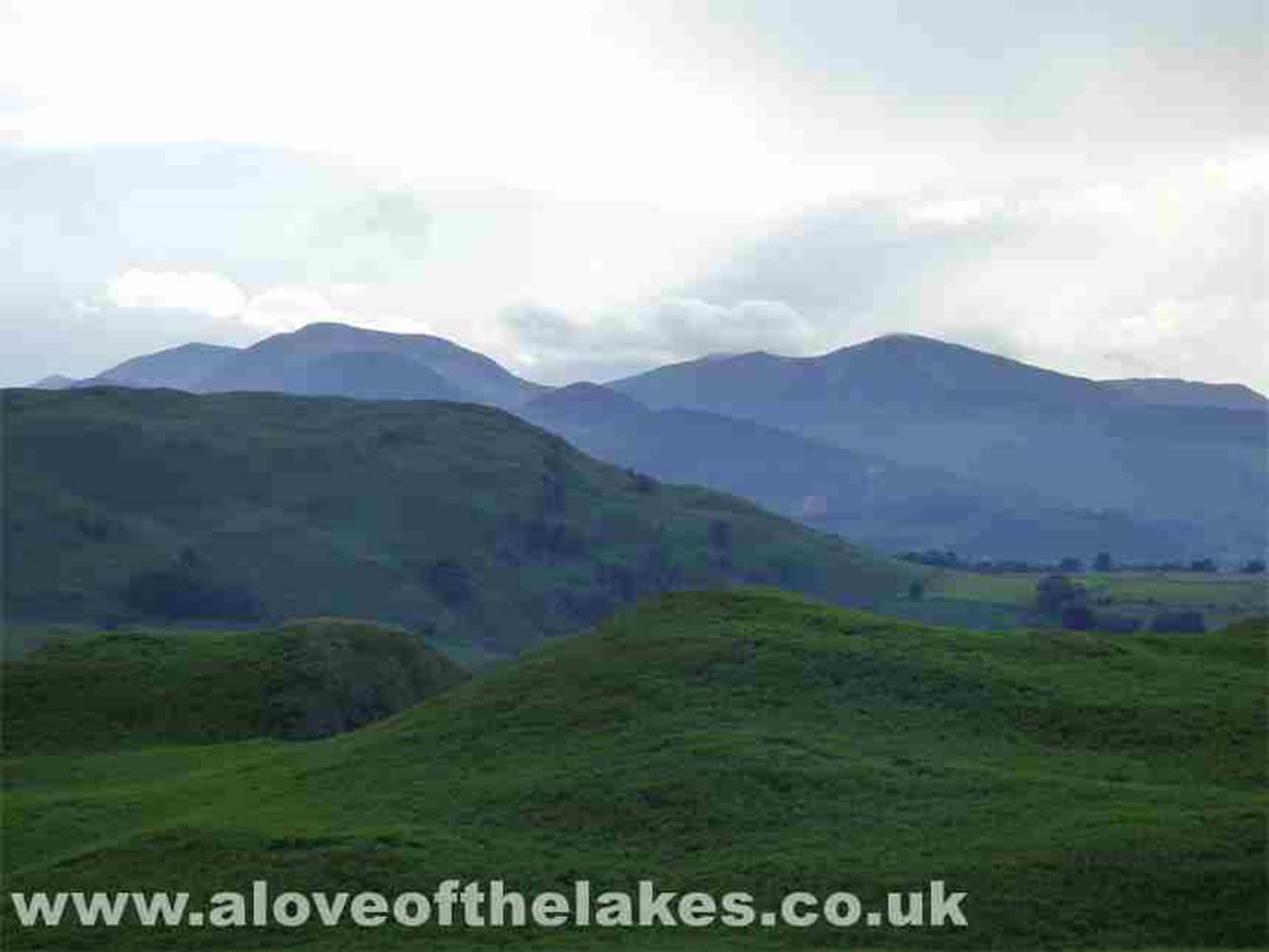Looking over to Grizedale Pike and the fells around Derwent Water