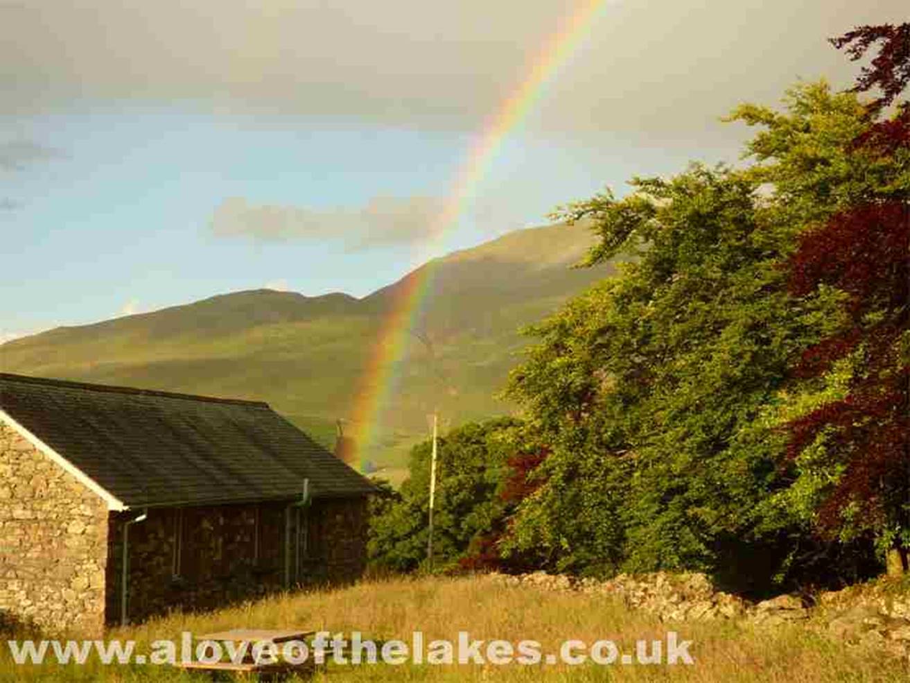 Back down at the car to be greeted by this rainbow