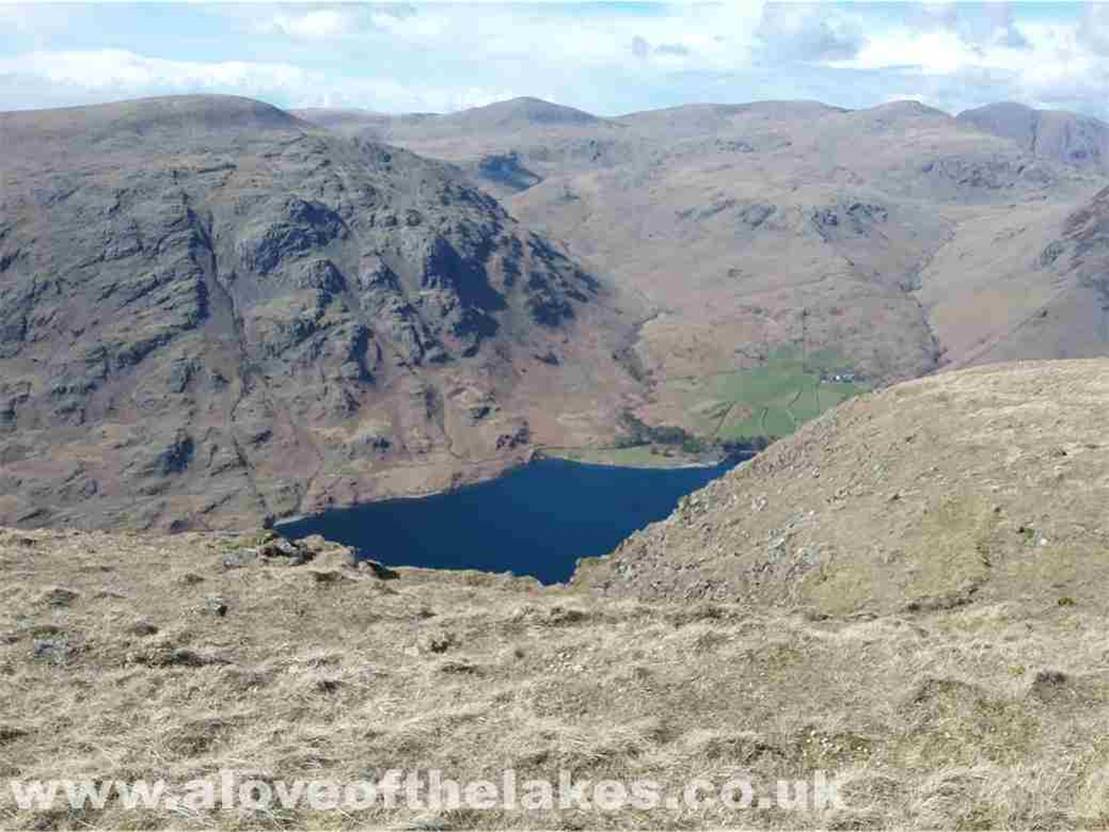 Looking down over Wast Water