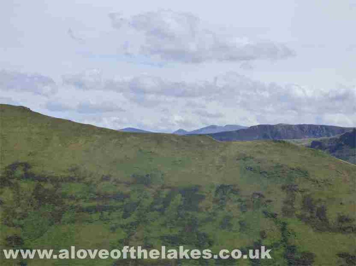 Looking East over to the Helvellyn range