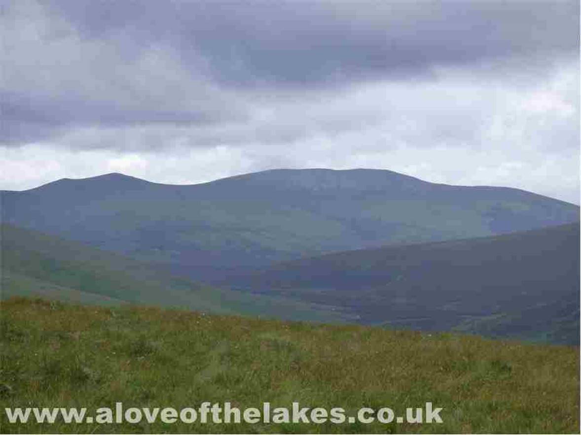 Looking over to Blencathra from the ridge