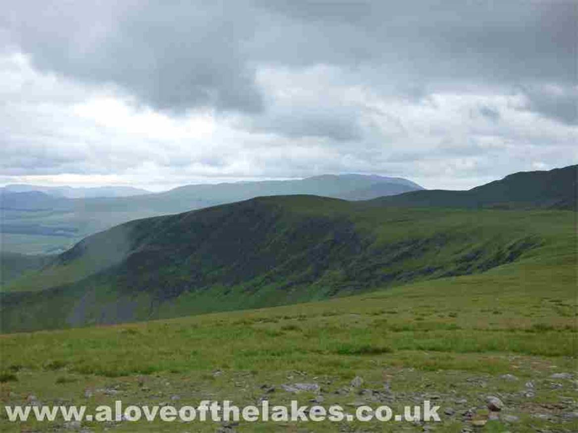 Looking across to our next fell of the day  Bannerdale Crags