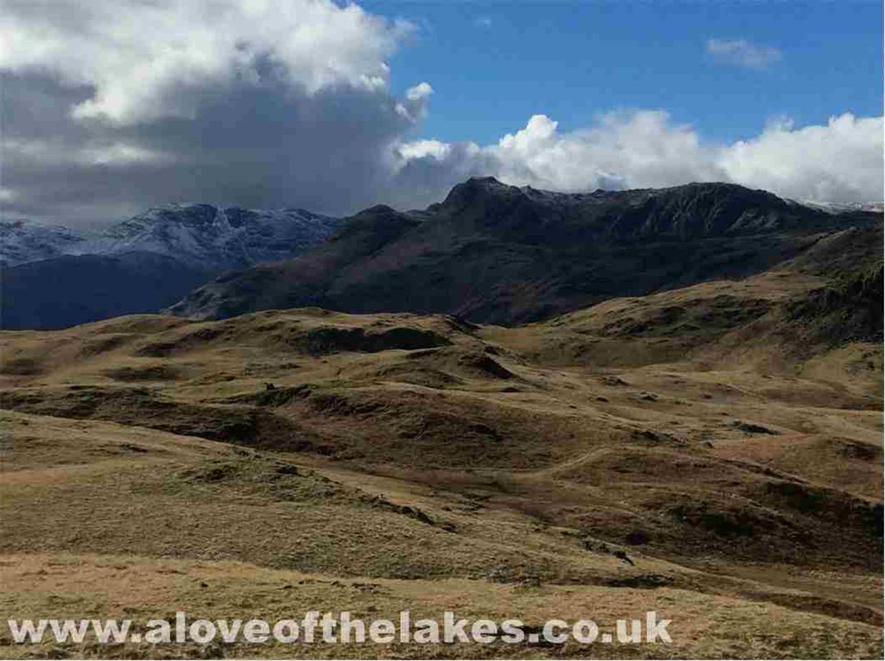 Langdale Pikes and Pavey Arc close up