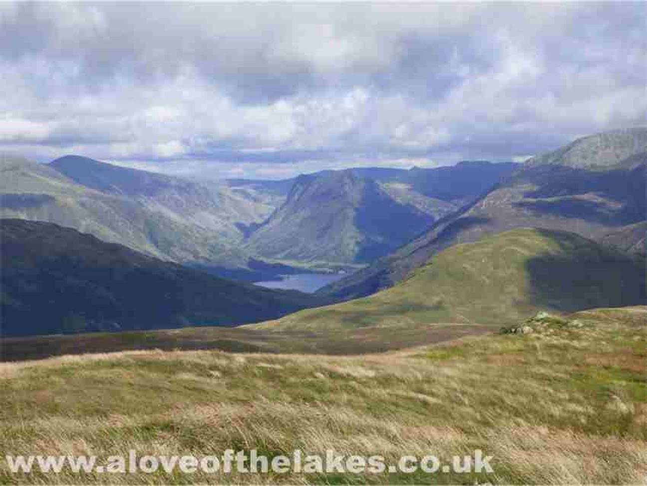 Classic Lakeland scenery  Buttermere with Fleetwith Pike in the centre