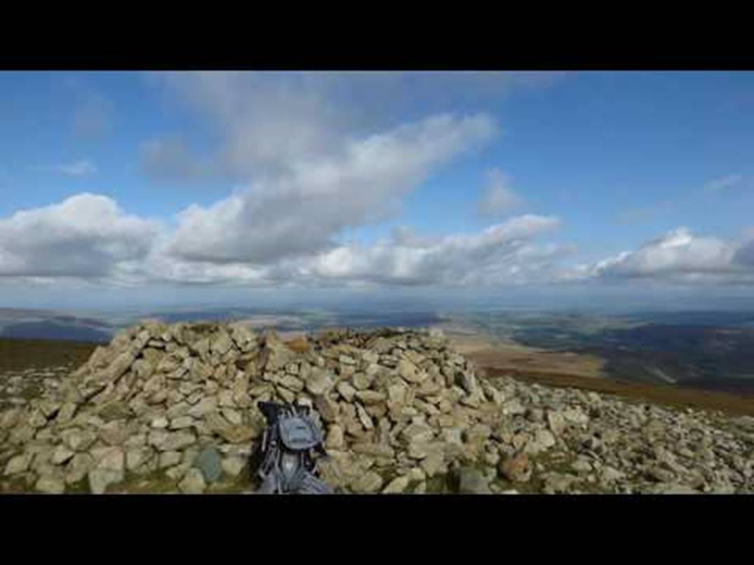 360 degree view from summit of Great Dodd
