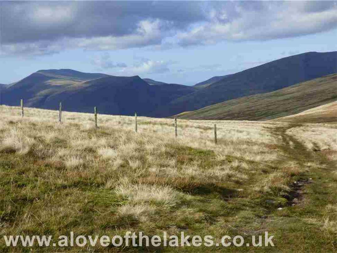 Following the path to Clough Head