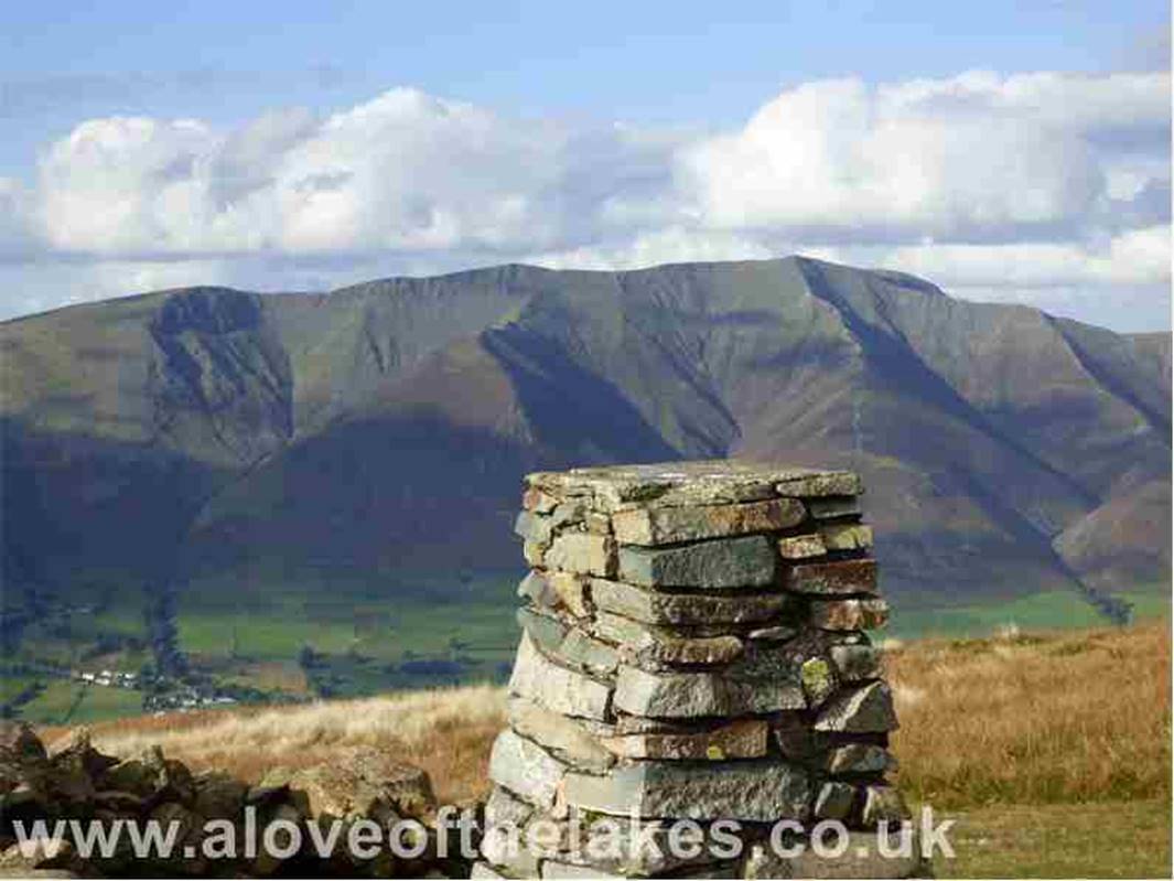 Looking towards Blencathra from the summit of Clough Head
