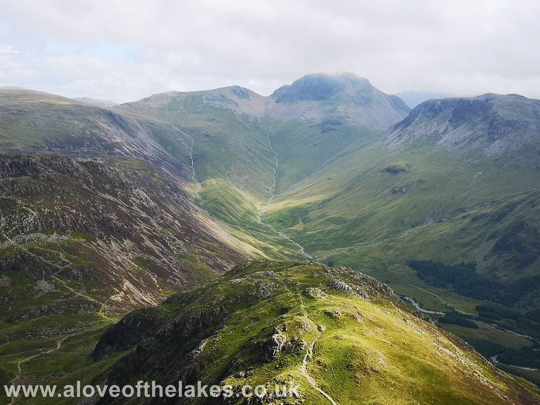 A love of the lakes - Looking back to Great Gable
