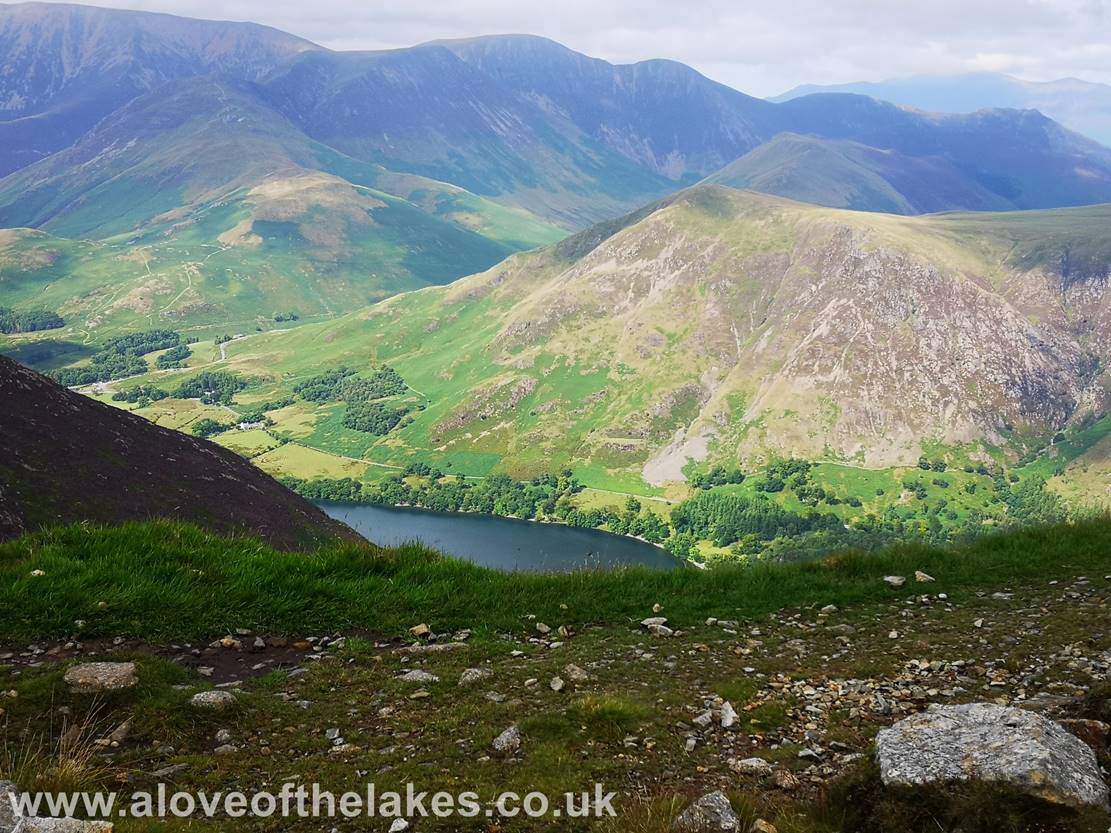 A love of the lakes - Looking to the North Western Fells en route to High Stile